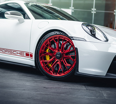 Фото дисков Brixton Forged PF10-RS на Porsche 911 VIII