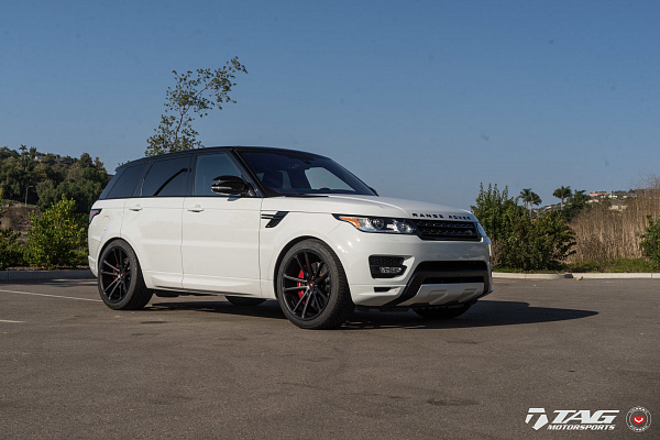 Фото дисков Vossen CG-203 Черный сатин на Land Rover Range Rover Sport II