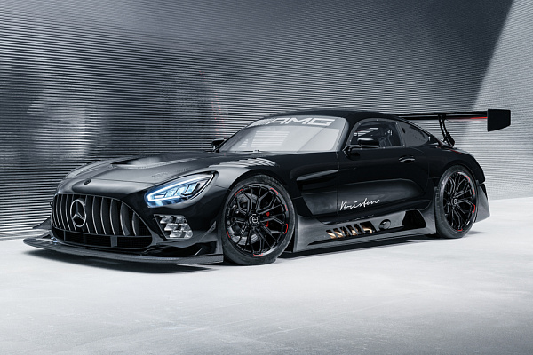 Фото дисков Brixton Forged PF10-RS Черный глянец на Mercedes-Benz AMG GT I