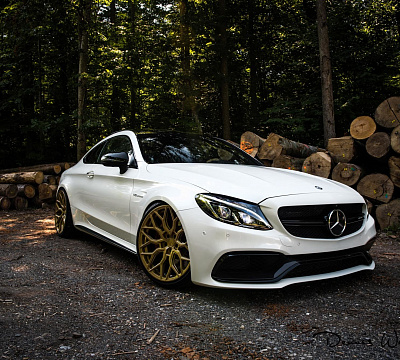 Фото дисков Vossen HF-2 на Mercedes-Benz C-Class (W205)