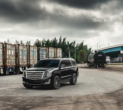 Фото дисков Vossen HF6-3 на Cadillac Escalade IV