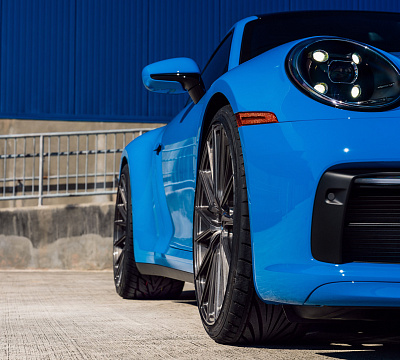 Фото дисков Vossen HF-4T на Porsche 911 VIII