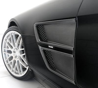 Фото дисков BRABUS Monoblock F (Platinum Edition) на Mercedes-Benz SLS AMG