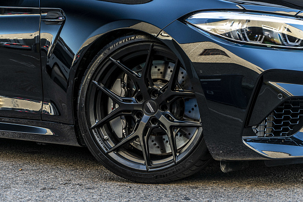 Фото дисков Vossen HF-5 Черный сатин на BMW 2/M2 (F22/F87)