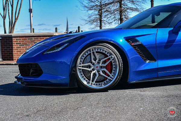 Фото дисков Vossen M-X1 (3-Piece) Глянцевый лак на Chevrolet Corvette C7