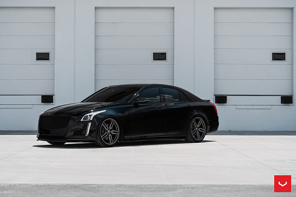 Фото дисков Vossen HF-1 Сатиновый графит на Cadillac CTS II