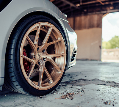 Фото дисков Strasse Wheels SM5RT Deep Concave Duoblock на Porsche 911 VII