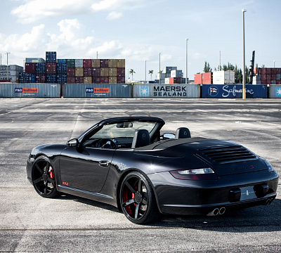 Фото дисков Vossen CV3 на Porsche 911 VI