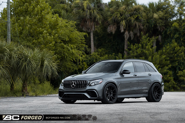 Фото дисков BC Forged EH173 Черный матовый на Mercedes-Benz GLC (X253, C253)