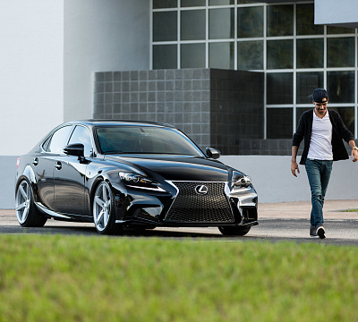 Фото дисков Vossen CV3 на Lexus IS II
