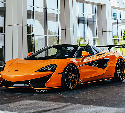 Фото дисков Strasse Wheels SV10T Deep Concave FS на McLaren 570S