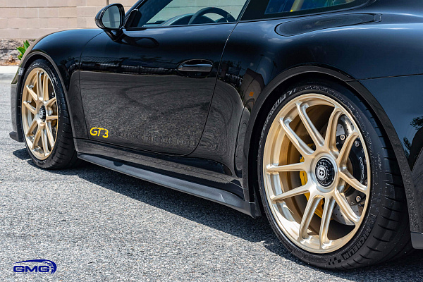 Фото дисков HRE RC104 Сатиновое золото на Porsche 911 VII