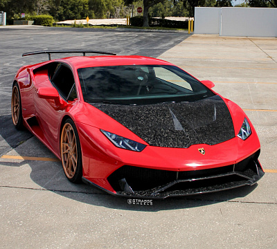Фото дисков Strasse Wheels SV1T Deep Concave FS на Lamborghini Huracan