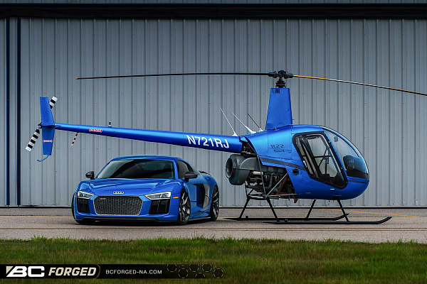 Фото дисков BC Forged RZ21 Глянцевый темный лак на Audi R8 (4S)