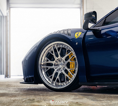Фото дисков Anrky RS2 на Ferrari F8