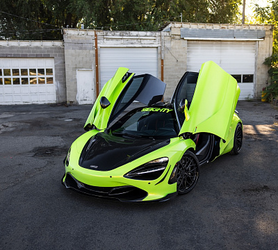 Фото дисков Strasse Wheels SV10M Deep Concave FS на McLaren 720S