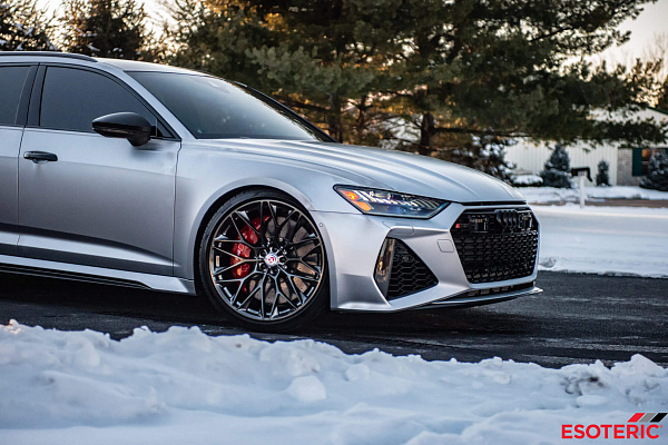 Фото дисков HRE P200 Глянцевый темный лак на Audi A/RS 6 (C8)