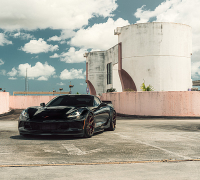 Фото дисков Vossen HF-5 на Chevrolet Corvette C7