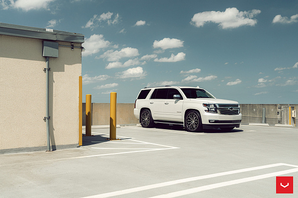 Фото дисков Vossen HF6-3 Алмазная проточка на Chevrolet Tahoe IV