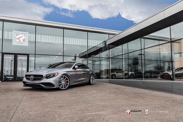 Фото дисков Vossen CVT Серебро на Mercedes-Benz S-Class (W222, C217)