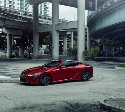 Фото дисков Vossen HF-7 на Lexus LC 500