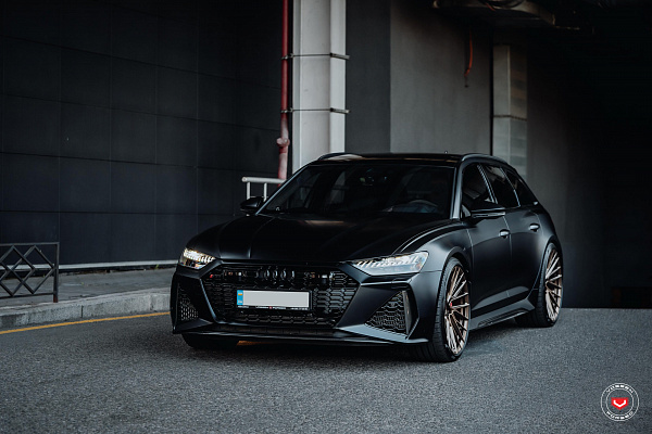 Фото дисков Vossen EVO-6T Сатиновая бронза на Audi A/RS 6 (C8)
