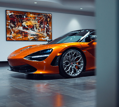 Фото дисков Vossen S17-01 на McLaren 720S
