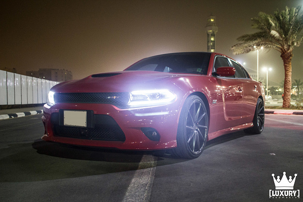 Фото дисков Vossen CVT Глянцевый графит на Dodge Charger VII