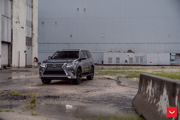 Фото дисков Vossen HF6-2 Черный глянец на Lexus GX II