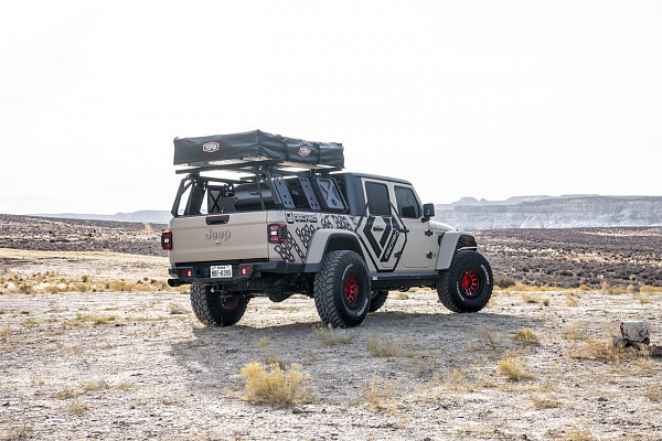 Фото дисков Black Rhino PRIMM Красный сатин на Jeep Gladiator II (JT)