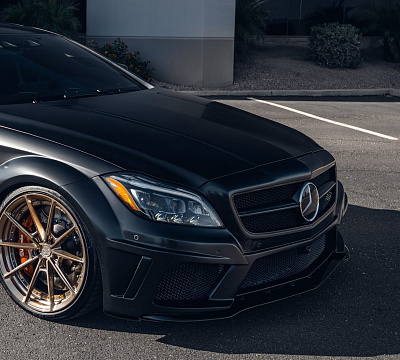 Фото дисков Anrky AN28 на Mercedes-Benz CLS (C218)