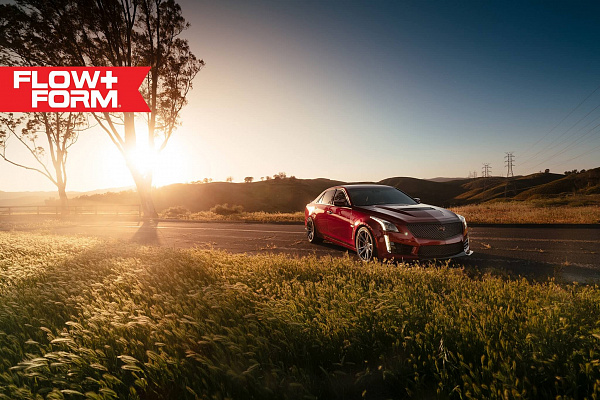 Фото дисков HRE FF04 Серебро на Cadillac CTS III