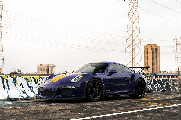 Фото дисков Brixton Forged R11-RS Черный сатин на Porsche 911 VII