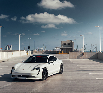 Фото дисков Vossen HF-8 на Porsche Taycan I