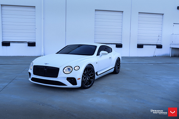 Фото дисков Vossen HF-2 Черный глянец на Bentley Continental GT III