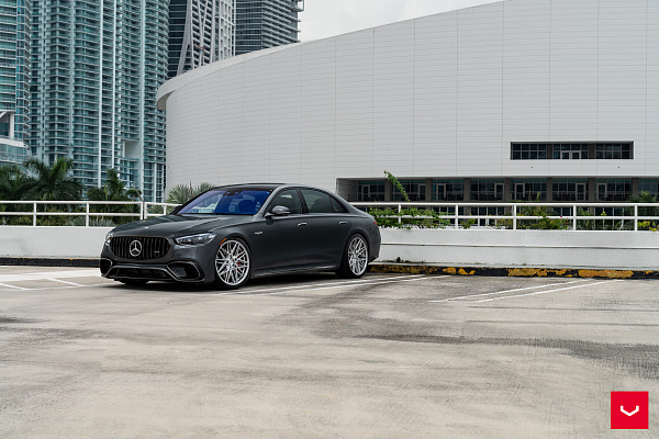 Фото дисков Vossen HF-7 Серебро на Mercedes-Benz S-Class (W223)
