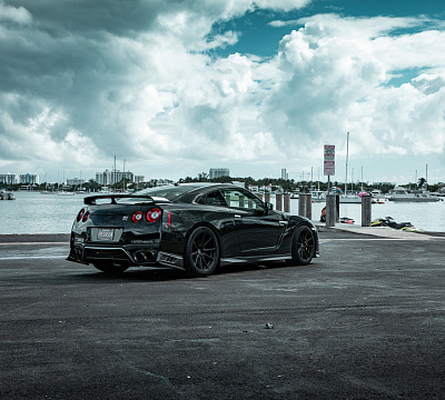 Фото дисков Vossen HF-3 на Nissan GT-R
