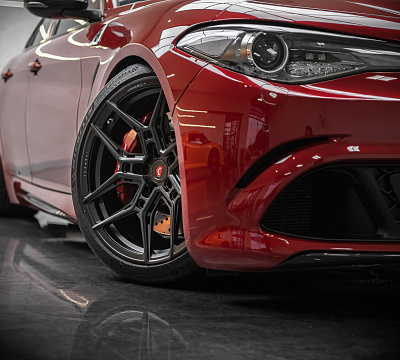 Фото дисков Vossen EVO-4R на Alfa Romeo Giulia II (952)
