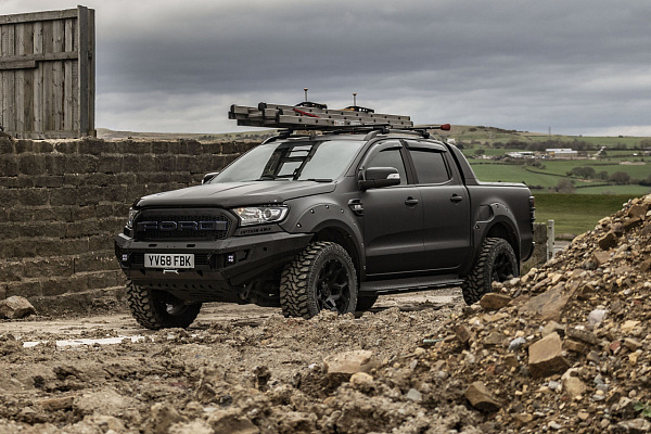 Фото дисков Black Rhino OVERLAND Черный сатин на Ford Ranger T6