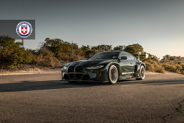 Фото дисков HRE 520 Сатиновая шампань на BMW 4/M4 (G22/G82)