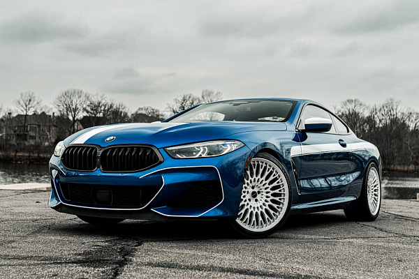 Фото дисков Brixton Forged TR20 Белый глянец на BMW 8/M8