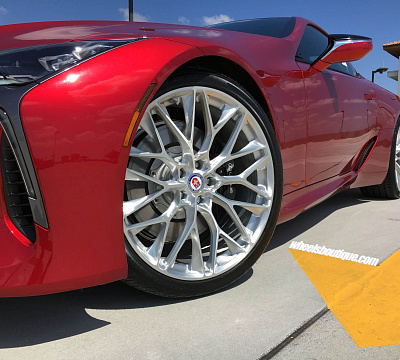 Фото дисков HRE P200 на Lexus LC 500