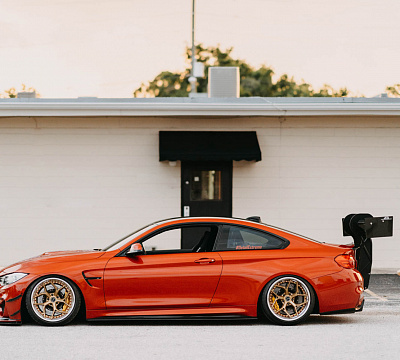 Фото дисков Brixton Forged PF5 на BMW 4/M4 (F32/F82)