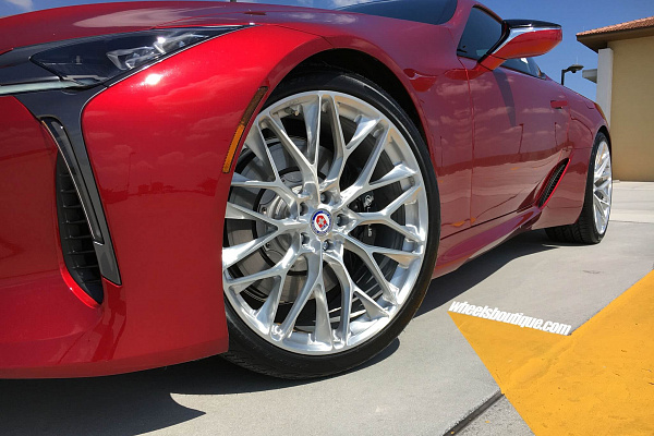 Фото дисков HRE P200 Глянцевый лак на Lexus LC 500