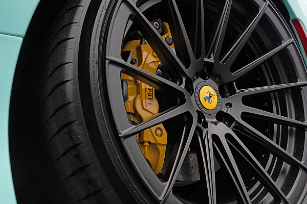 Фото дисков Strasse Wheels SV15 Deep Concave Duoblock Черный матовый на Ferrari F8