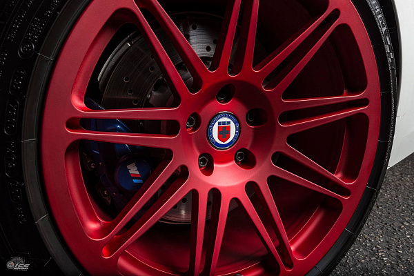 Фото дисков HRE 301M Красный сатин на BMW 3/M3 (F3x/F80)