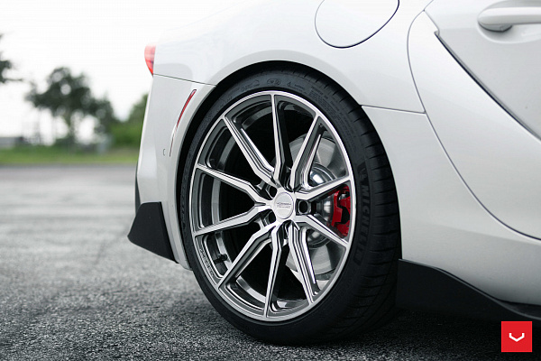 Фото дисков Vossen HF-3 Алмазная проточка на Toyota Supra A90