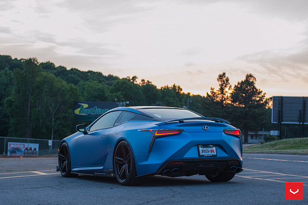 Фото дисков Vossen HF-1 Черный сатин на Lexus LC 500