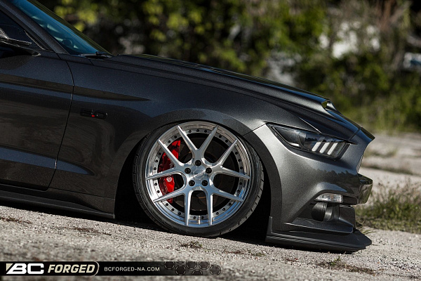 Фото дисков BC Forged HCS02 Глянцевый лак на Ford Mustang VI