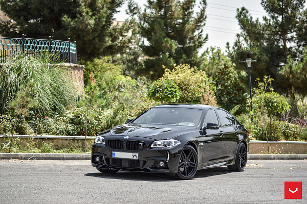 Фото дисков Vossen HF-1 Черный сатин на BMW 5/M5 (F10)